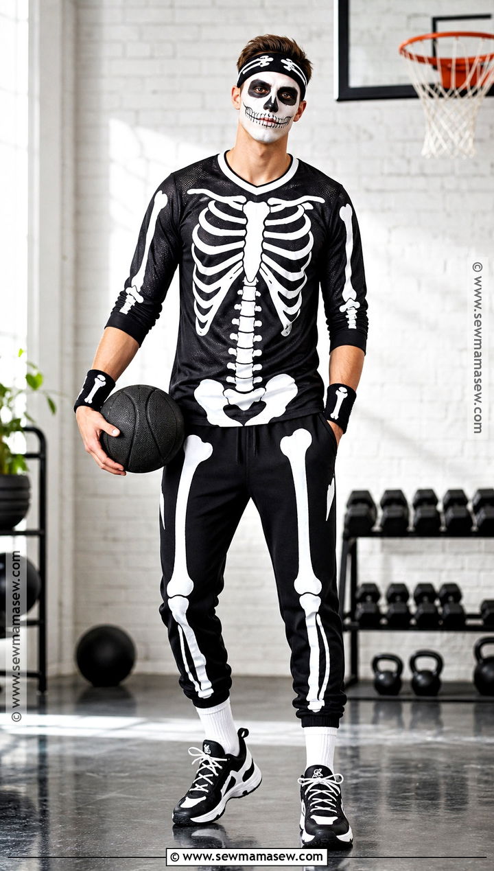 Skeleton Athlete Costume - 40 skeleton costume ideas