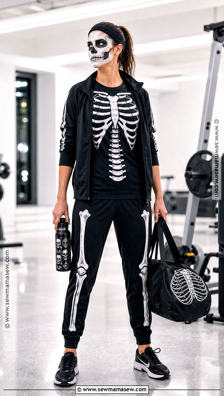 Skeleton Athlete Costume - 30 Skeleton Costume Ideas