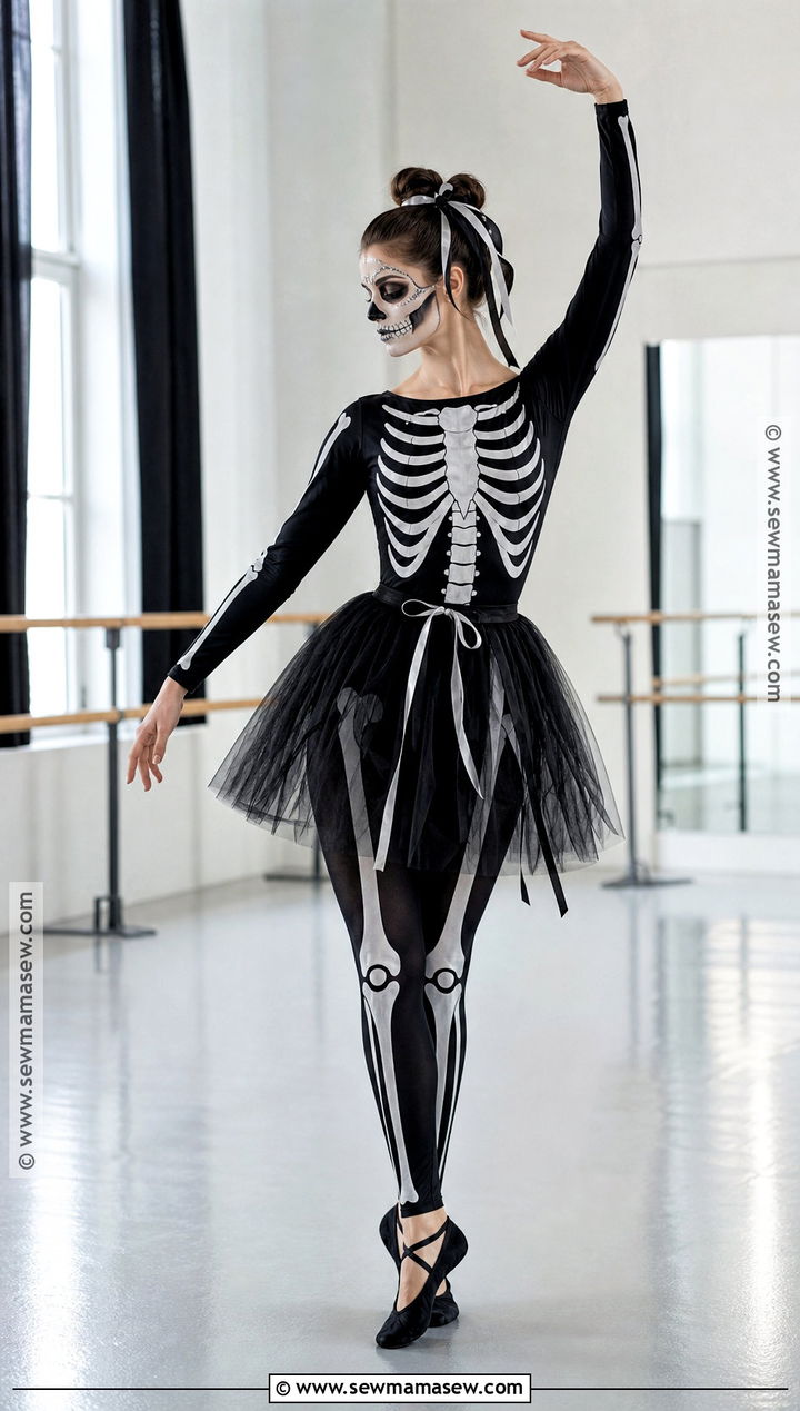 Skeleton Ballerina Costume - 30 Skeleton Costume Ideas