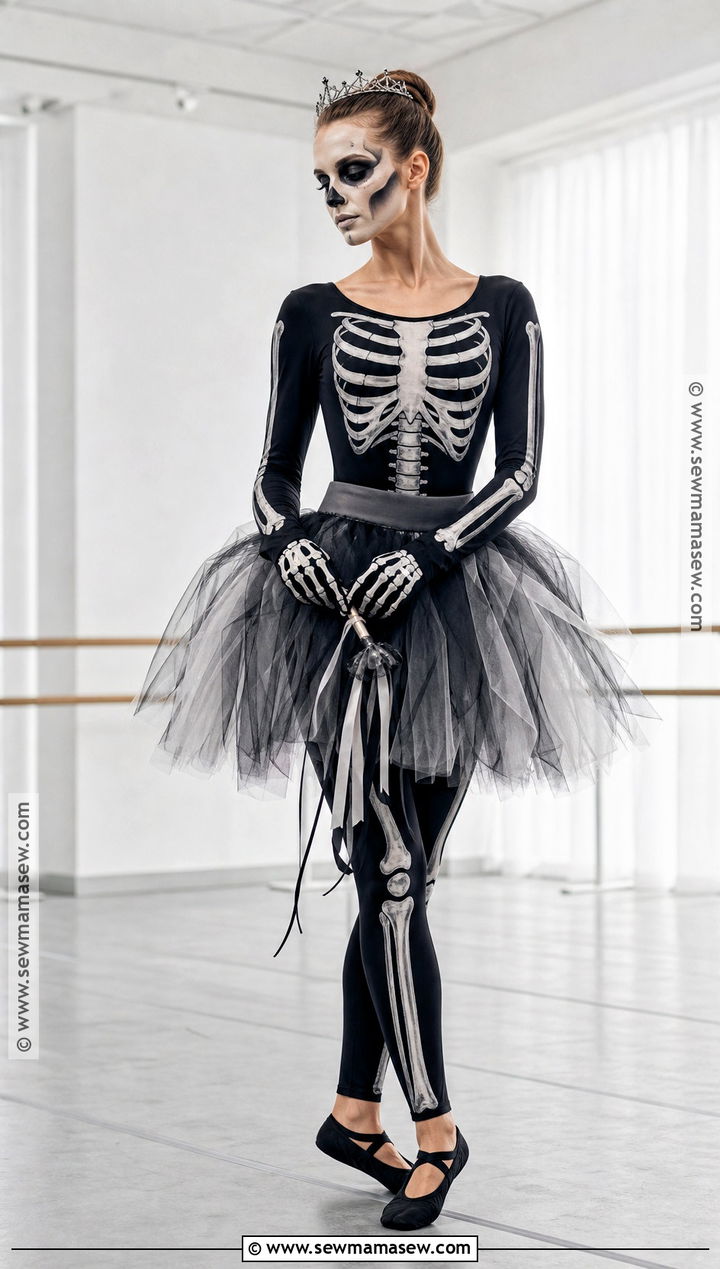 Skeleton Ballerina Costume - 40 skeleton costume ideas