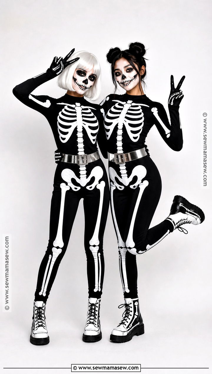 Skeleton Bestie Costume - 40 bestie costume ideas