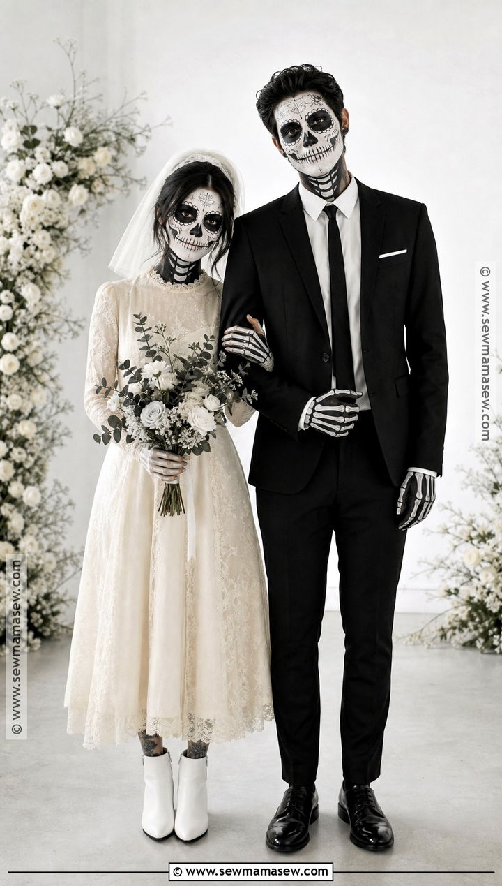 Skeleton Bride And Groom Costume - 35 best halloween costumes for couples