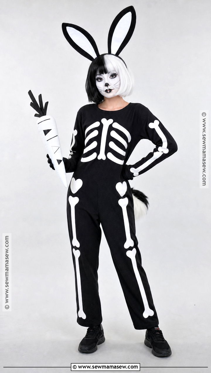 Skeleton Bunny Costume - 50 bunny costume ideas