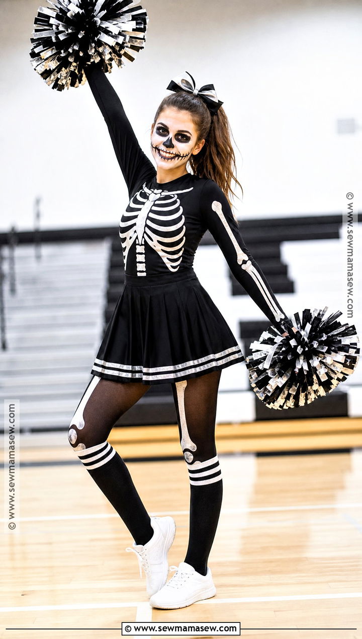 Skeleton Cheerleader Costume - 40 skeleton costume ideas