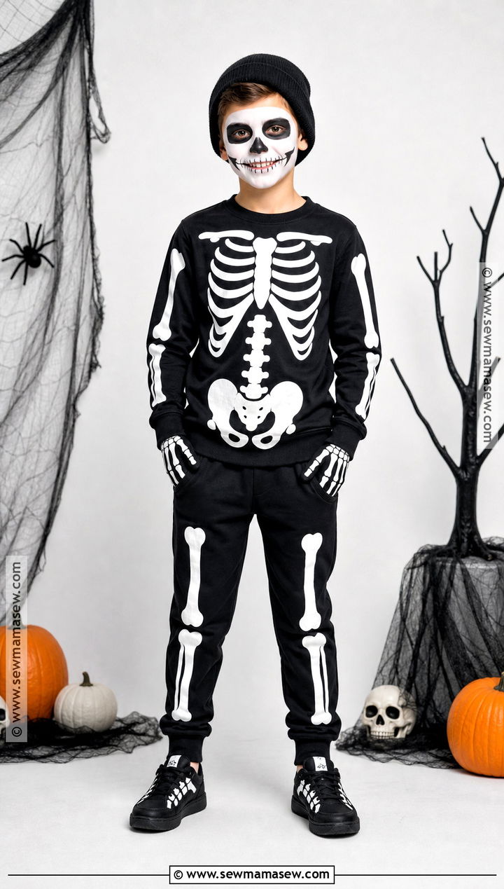 Skeleton Costume For Boys - 35 kids halloween costumes for boys