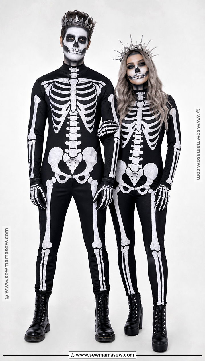 Skeleton Couple Costume - 40 halloween costumes for 2