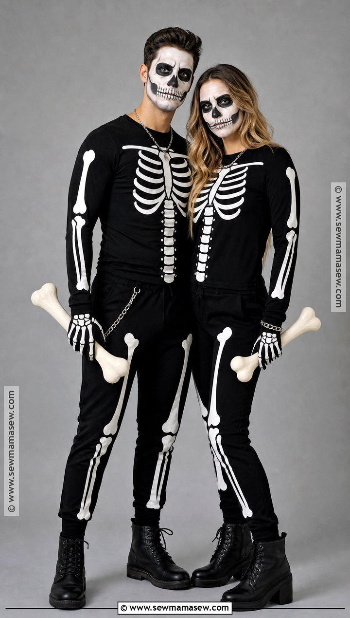Skeleton Couple Costume - 30 couple costumes cute