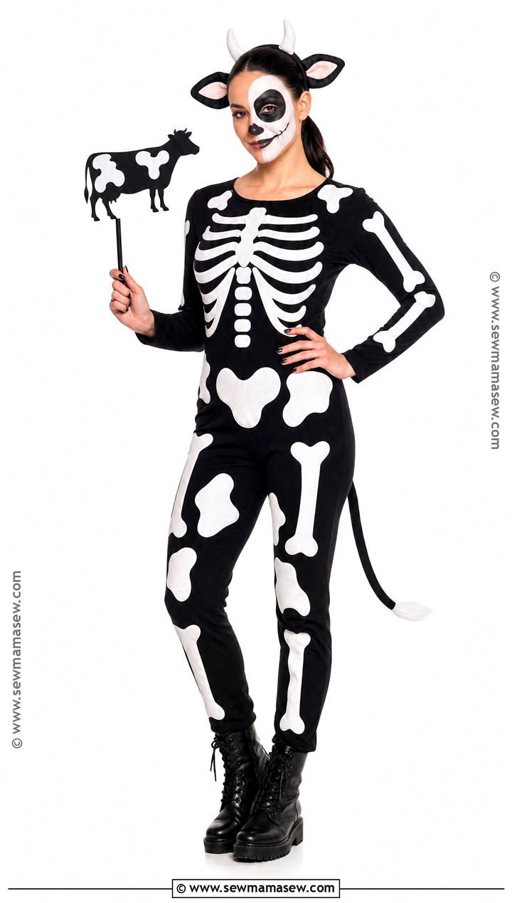 Skeleton Cow Costume - 30 Cow Costume Women's Ideas