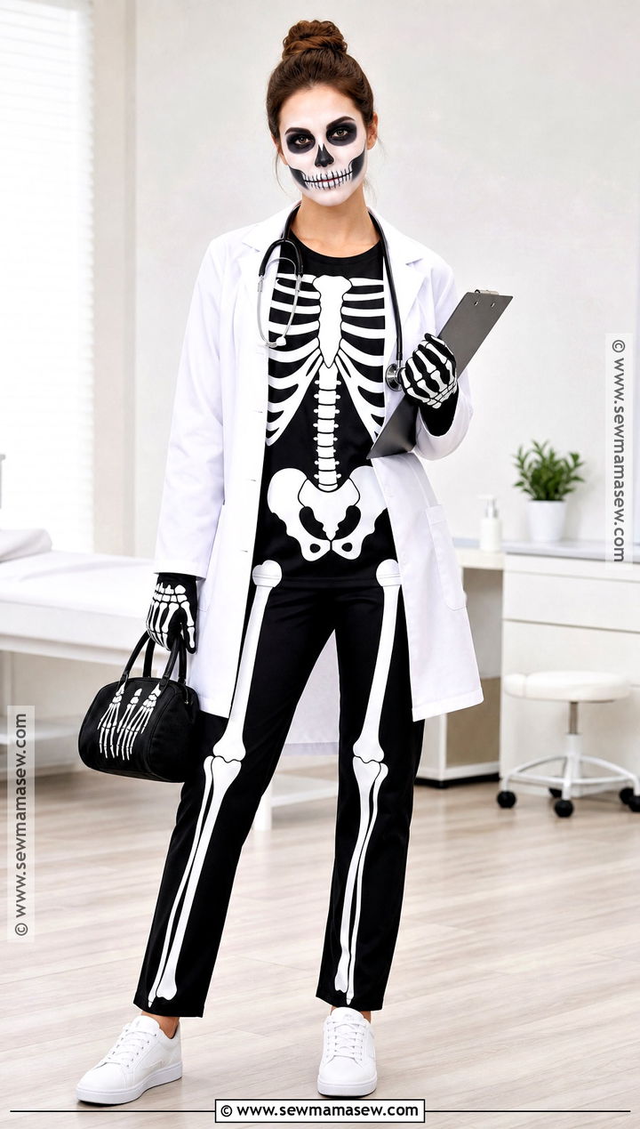 Skeleton Doctor Costume - 40 skeleton costume ideas