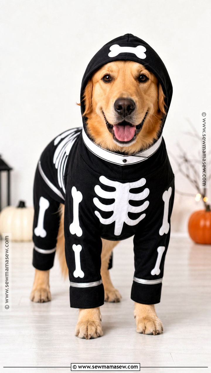 Skeleton Dog Costume - 40 dog costume ideas