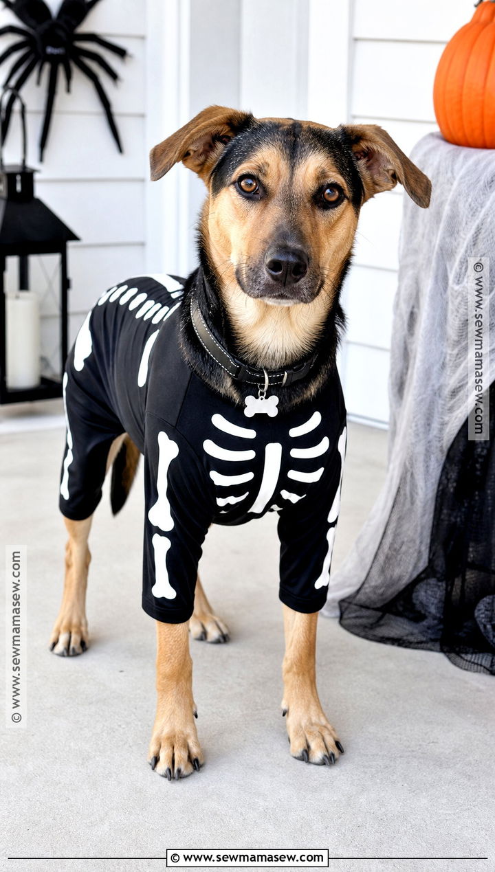 Skeleton Dog Halloween Costume - 45 dog halloween costumes