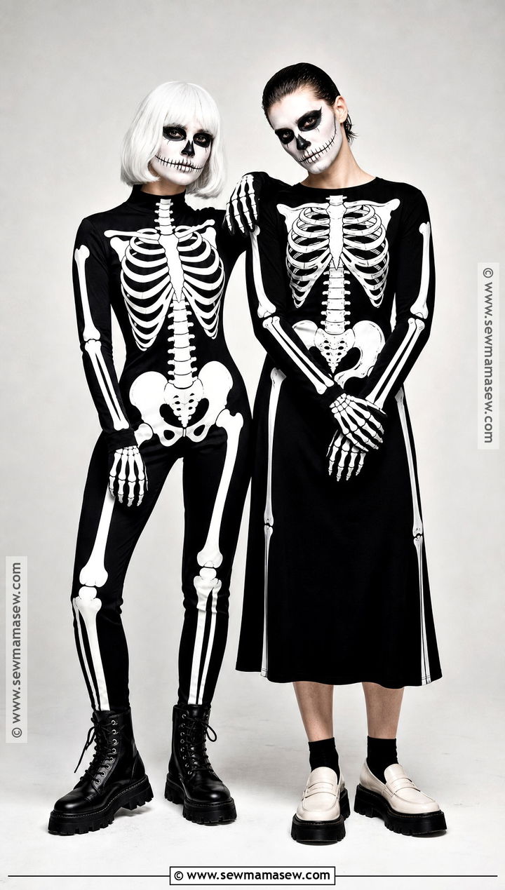 Skeleton Duo Costume - 35 costume ideas duo