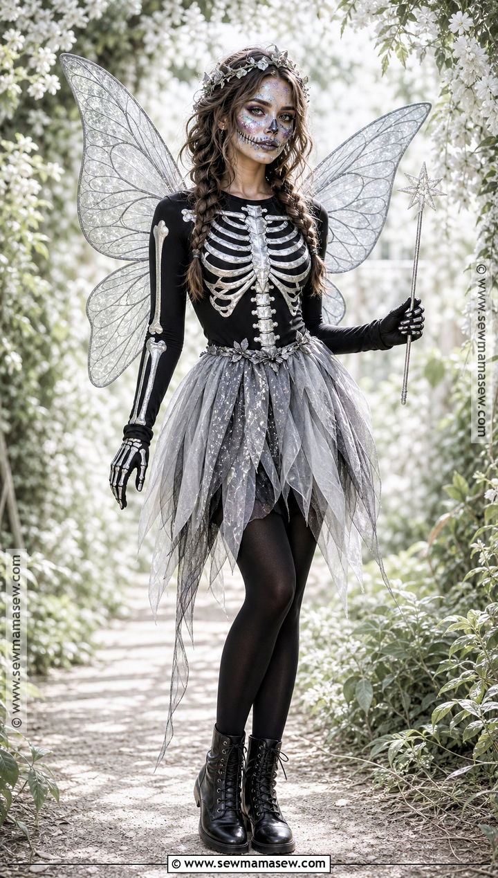 Skeleton Fairy Costume - 35 Skeleton Costume Ideas for Women