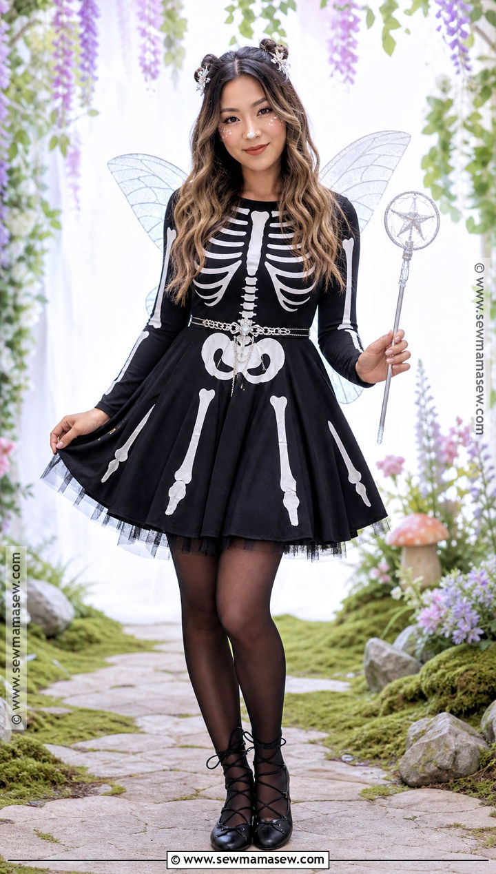 Skeleton Fairy Dress Costume - 35 skeleton dress ideas