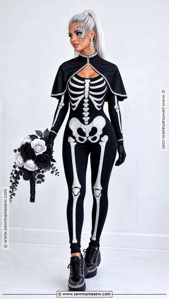 Skeleton Glam Costume - 30 slay halloween costumes