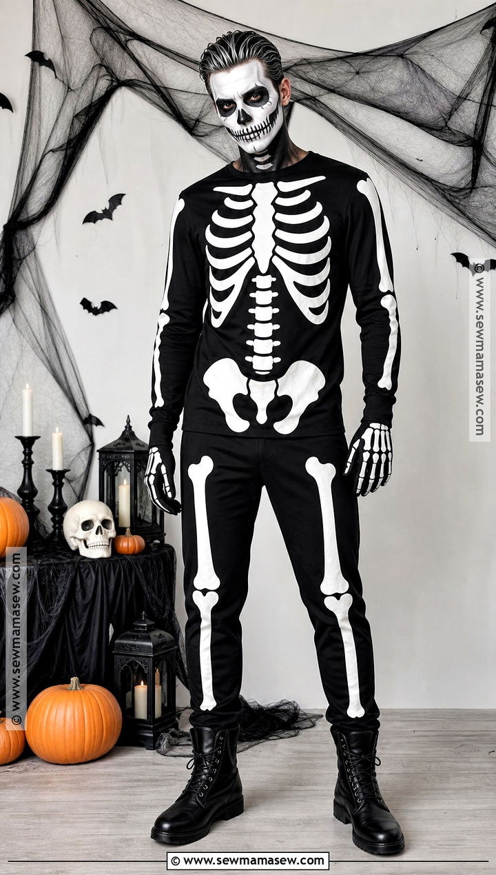 Skeleton Halloween Costume - 40 costumes halloween