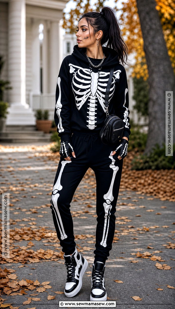 Skeleton Hoodie And Joggers Outfit - 30 skeleton clothes