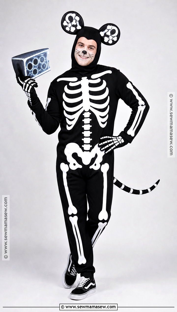 Skeleton Mouse Costume - 35 mouse halloween costumes