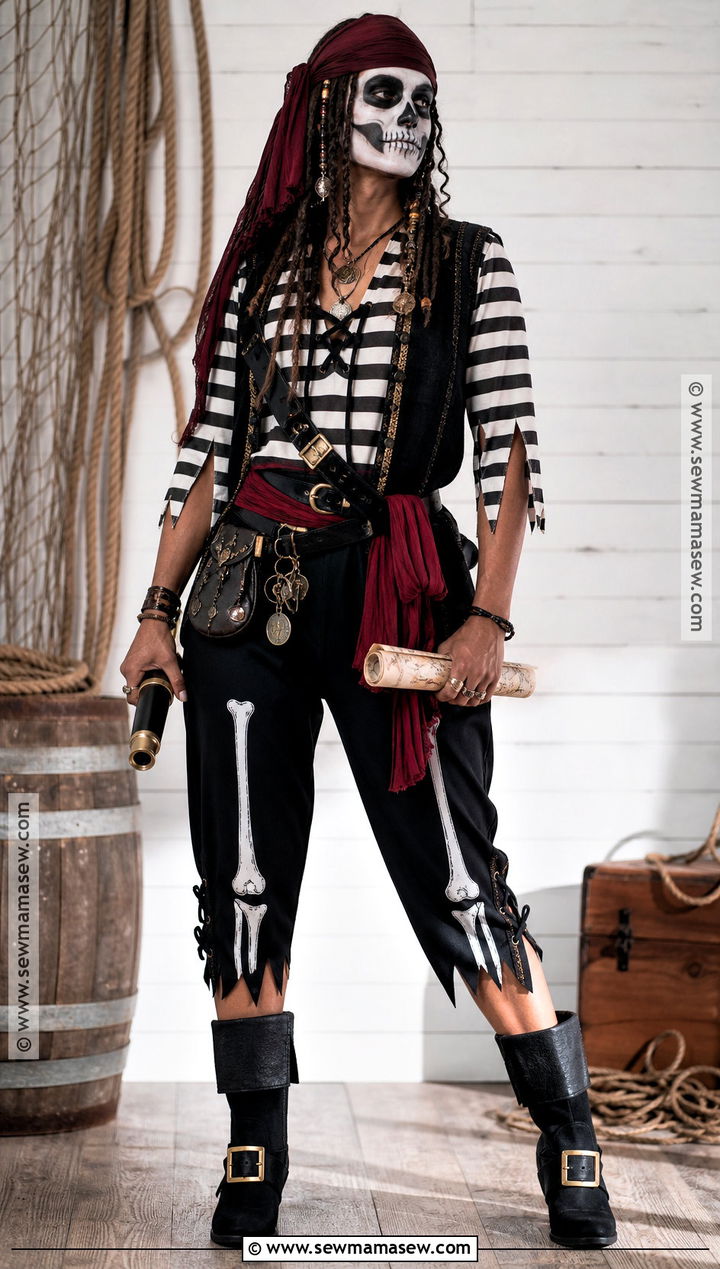 Skeleton Pirate Costume - 30 Skeleton Costume Ideas