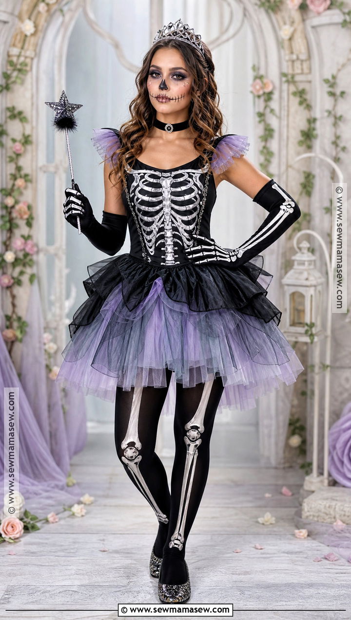 Skeleton Princess Costume - 35 Skeleton Costume Ideas for Women
