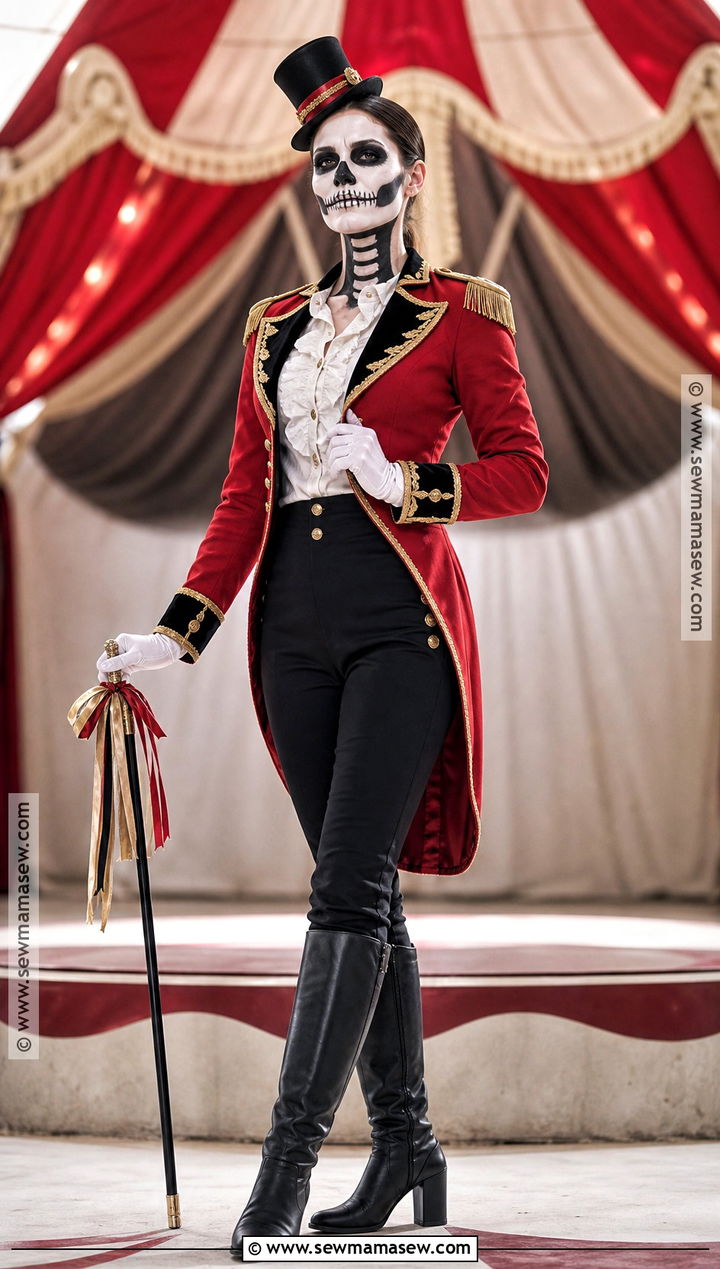 Skeleton Ringmaster Cosplay - 30 scary cosplay ideas