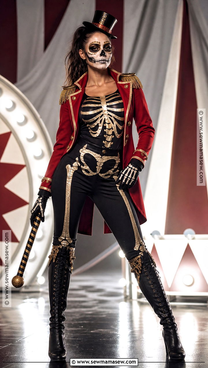 Skeleton Ringmaster Costume - 35 Skeleton Costume Ideas for Women
