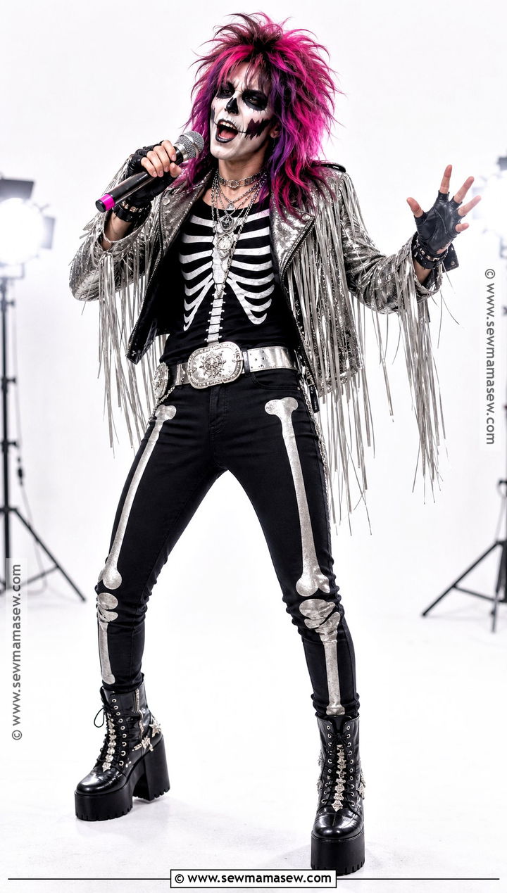 Skeleton Rock Star Costume - 40 skeleton costume ideas