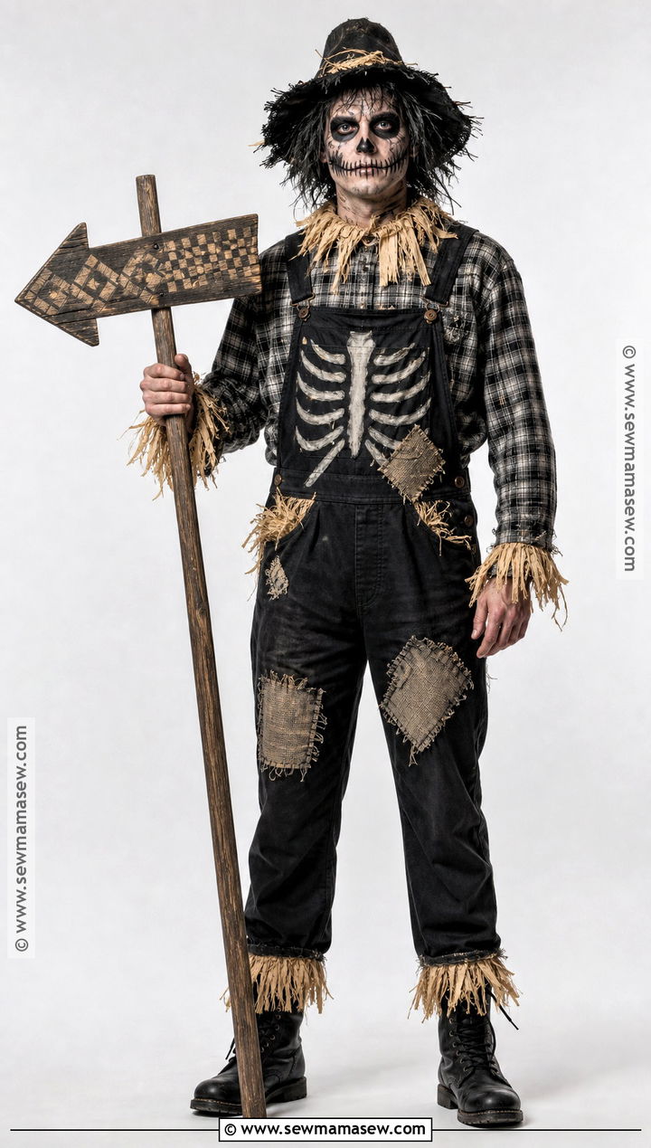 Skeleton Scarecrow Costume - 30 Scarecrow Costume Ideas for Men