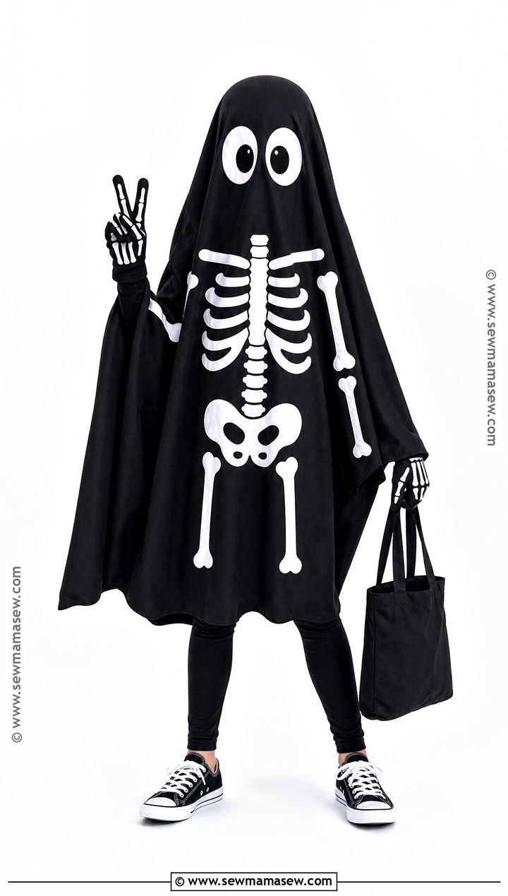 Skeleton Sheet Ghost Costume - 30 Sheet Ghost Costume Ideas