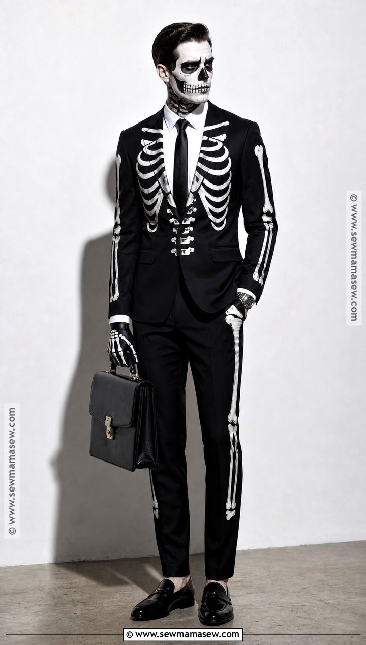 Skeleton Suit And Tie Costume - 30 skeleton clothes