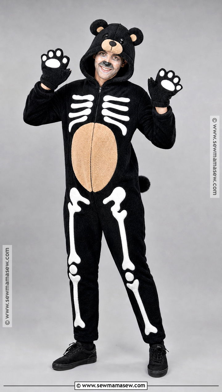 Skeleton Teddy Bear Costume - 35 teddy bear costume ideas