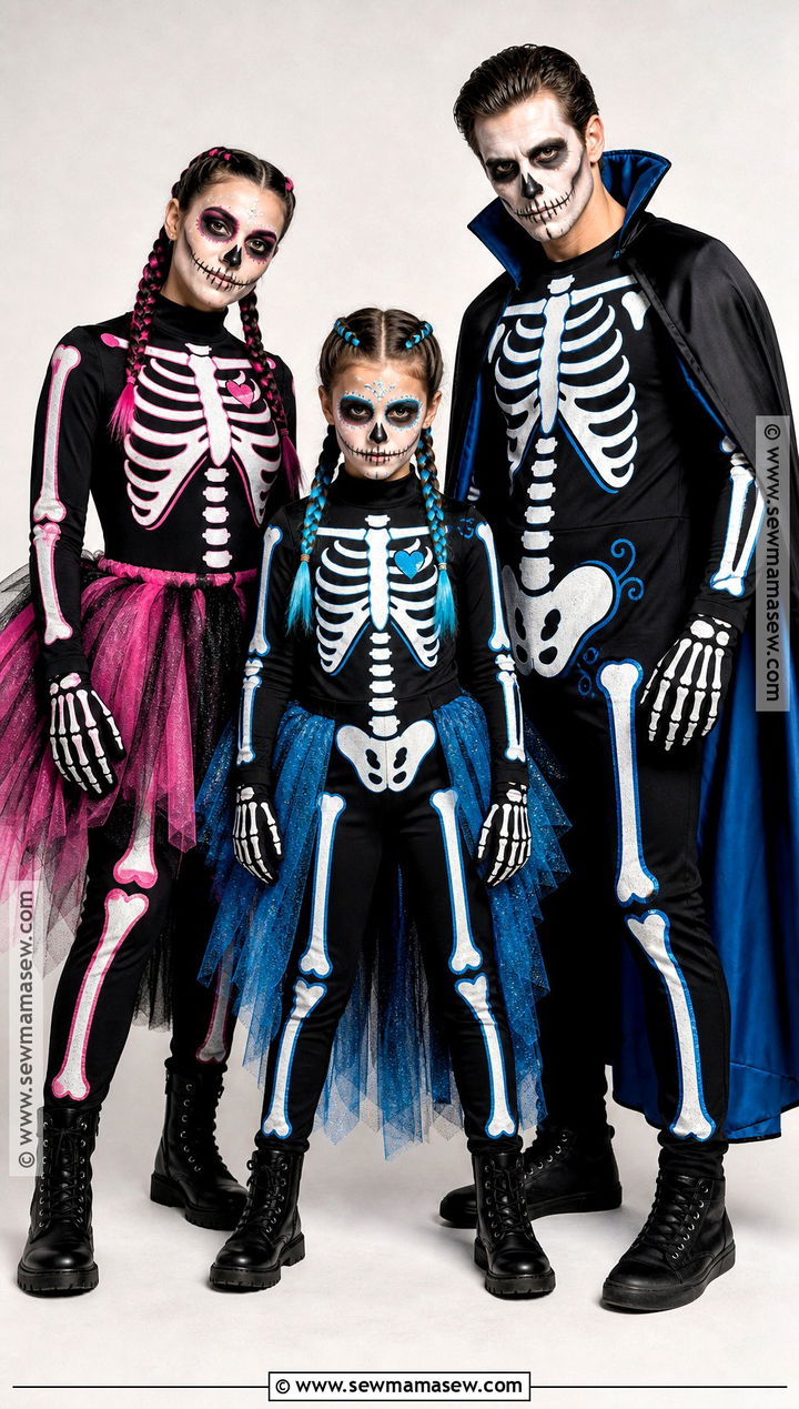 Skeleton Triplet Costumes - 30 triplet halloween costumes