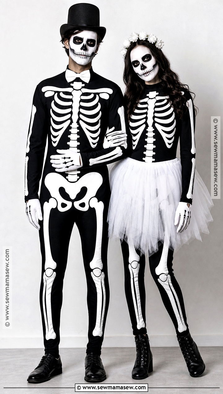 Skeleton Twins Costume - 30 2 ppl halloween costumes