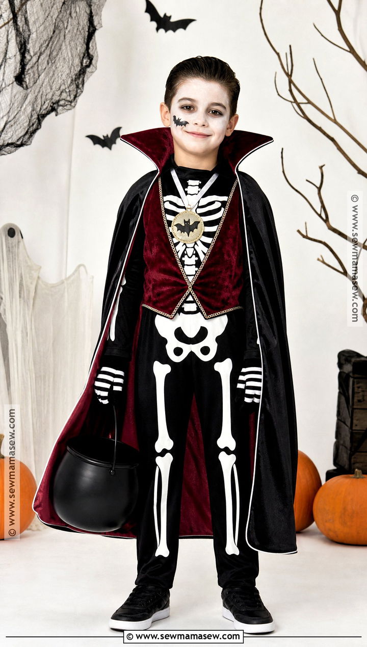 Skeleton Vampire Costume - 30 vampire costume ideas for kids