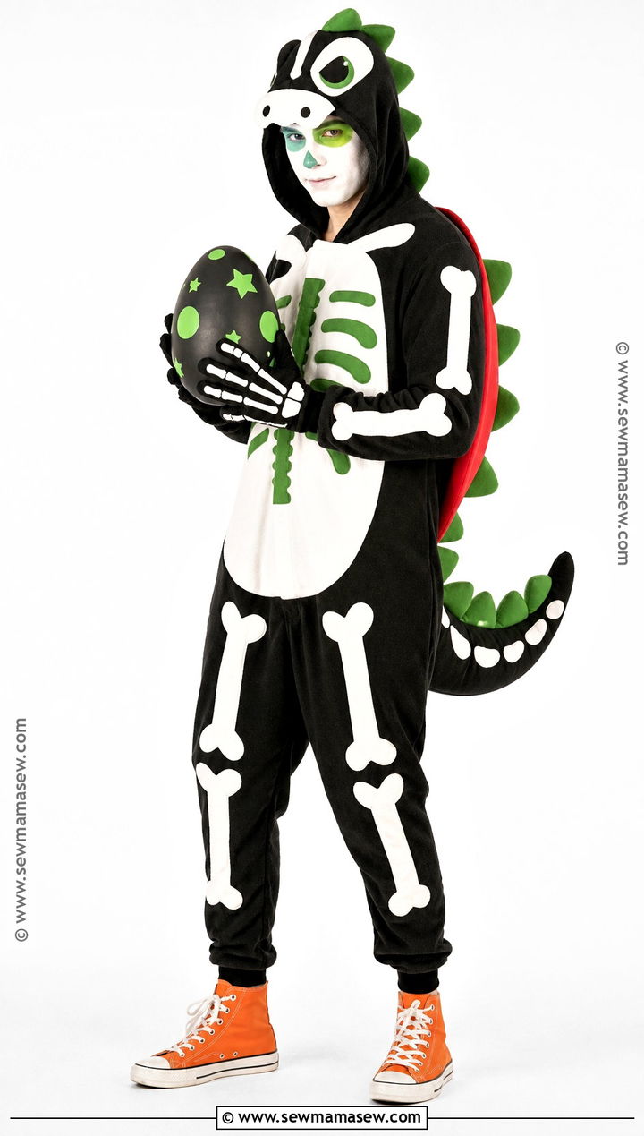 Skeleton Yoshi Halloween Costume - 35 yoshi costume ideas