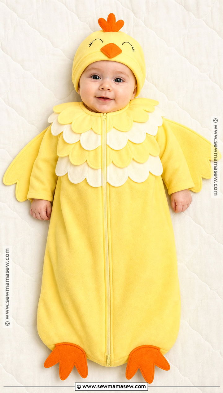Sleep Sack Baby Chicken Costume - 30 baby chicken costume ideas
