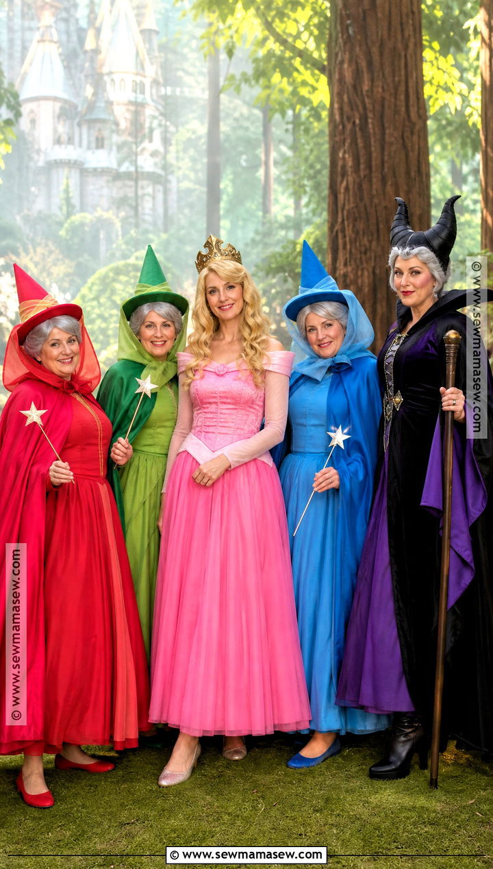 Sleeping Beauty Fairies Disney Group Costume - 30 disney group costumes