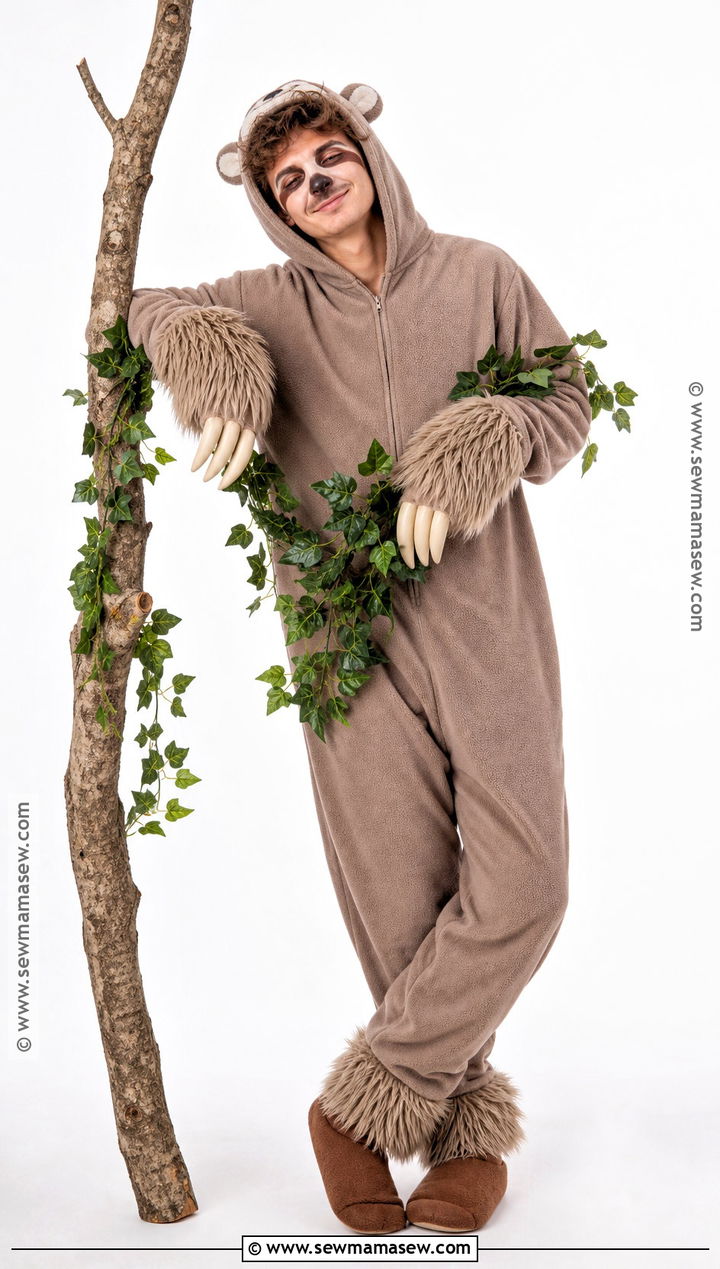 Sleepy Sloth Costume - 40 animal costume ideas