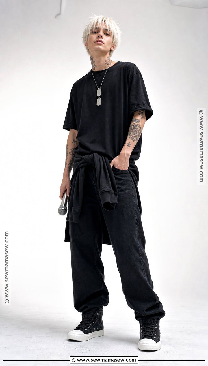 Slim Shady Costume With All Black Outfit - 35 slim shady costume ideas