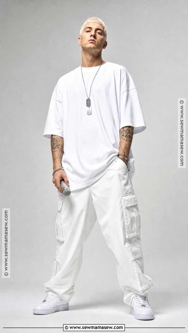 Slim Shady Costume With All White Outfit - 35 slim shady costume ideas