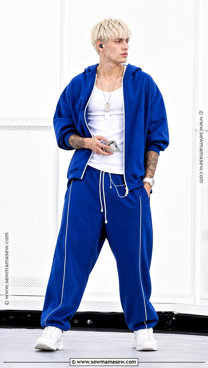 Slim Shady Costume With Blue Tracksuit - 35 slim shady costume ideas
