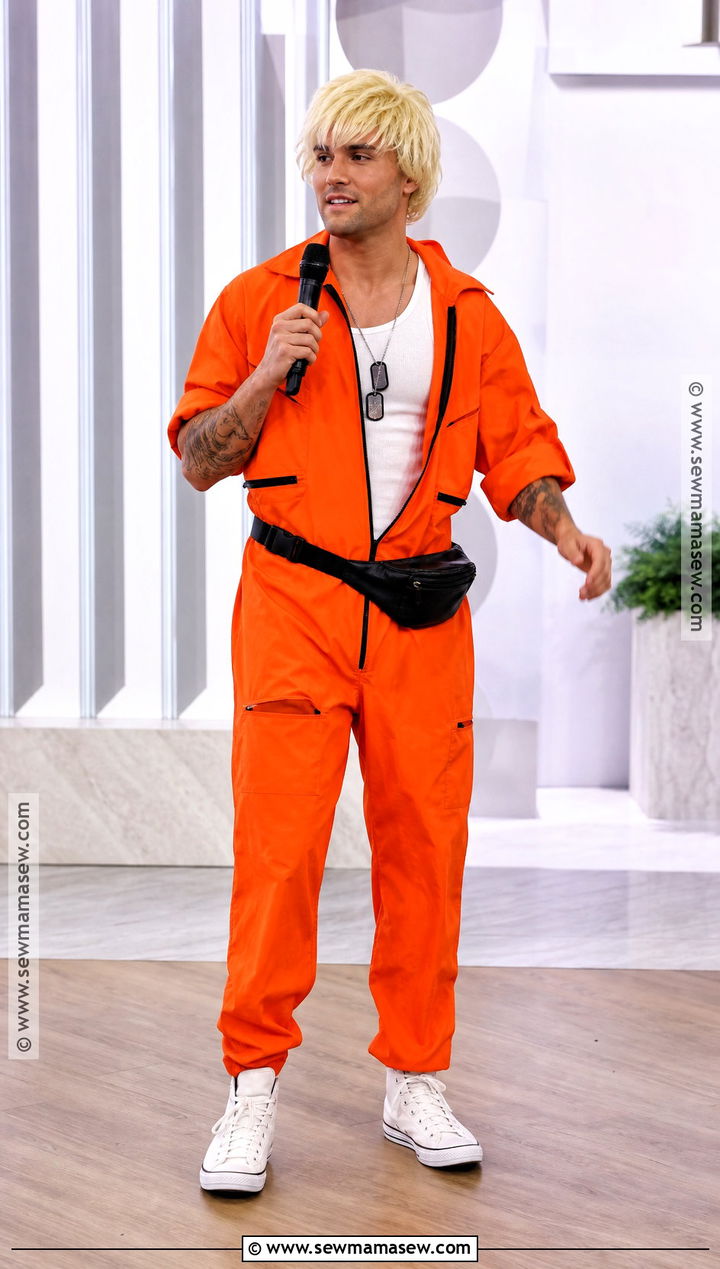 Slim Shady Costume With Orange Jumpsuit - 35 slim shady costume ideas