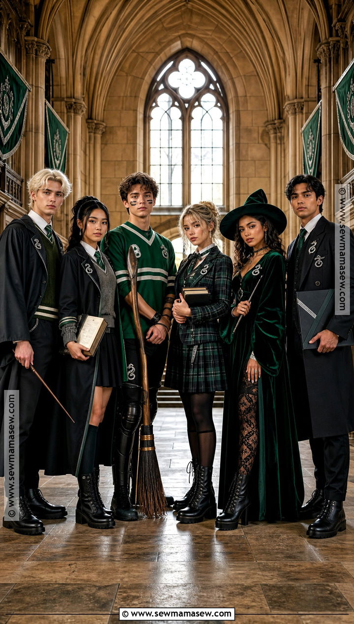 Slytherin Group Costume - 30 slytherin costume ideas