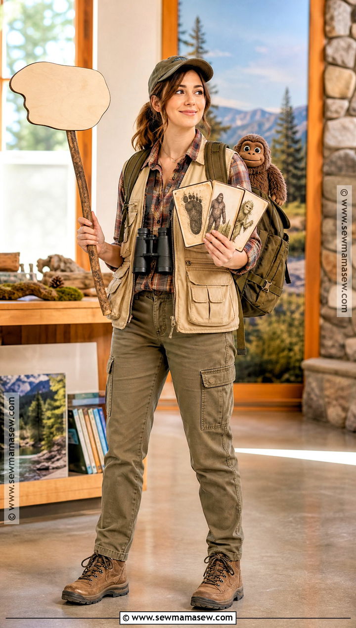 Small Town Cryptid Tour Guide Costume - 50 niche halloween costumes