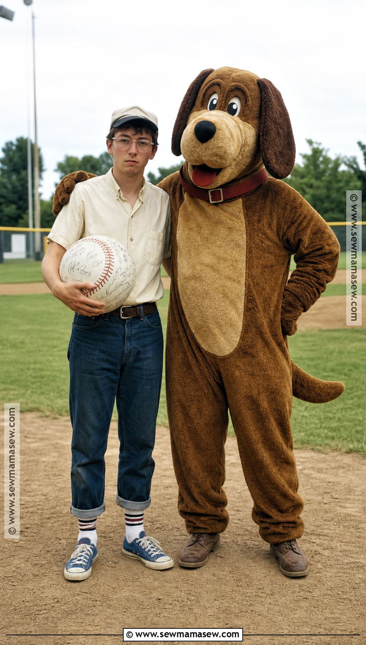 Smalls And Hercules Sandlot Costume - 30 Sandlot Couple Costume Ideas