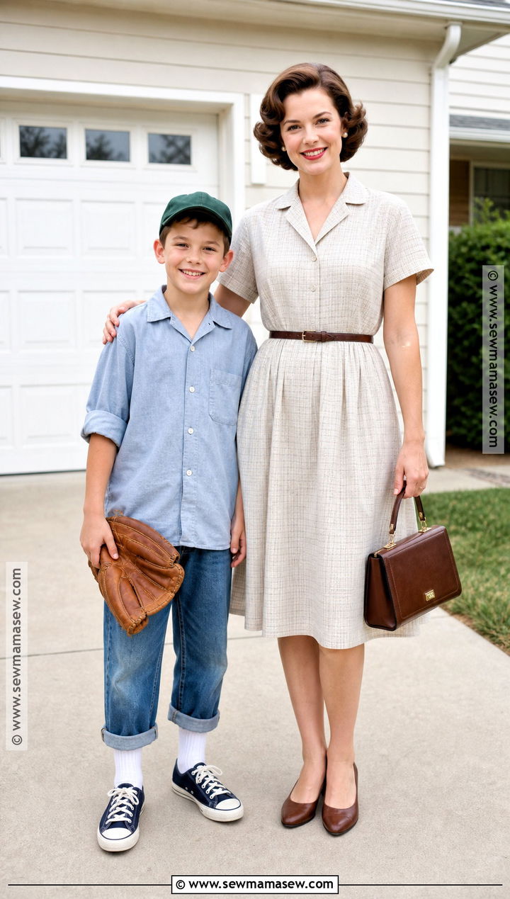 Smalls And Mom Sandlot Costume - 30 Sandlot Couple Costume Ideas
