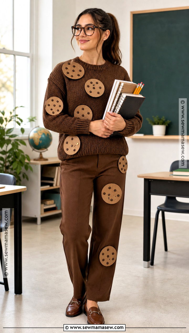 Smart Cookie Costume With Brown Outfit - 35 quick halloween costumes last minute