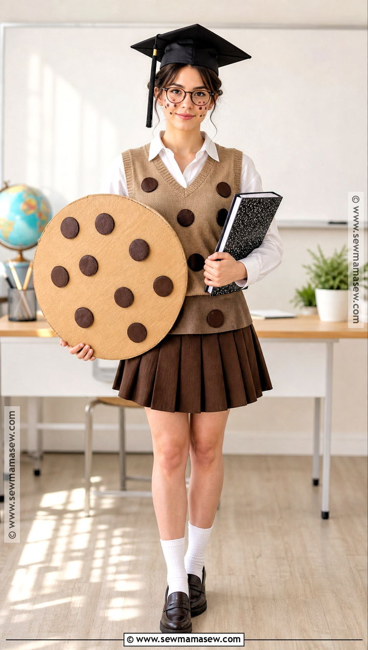 Smart Cookie Costume With Graduation Cap - 30 lazy costume ideas