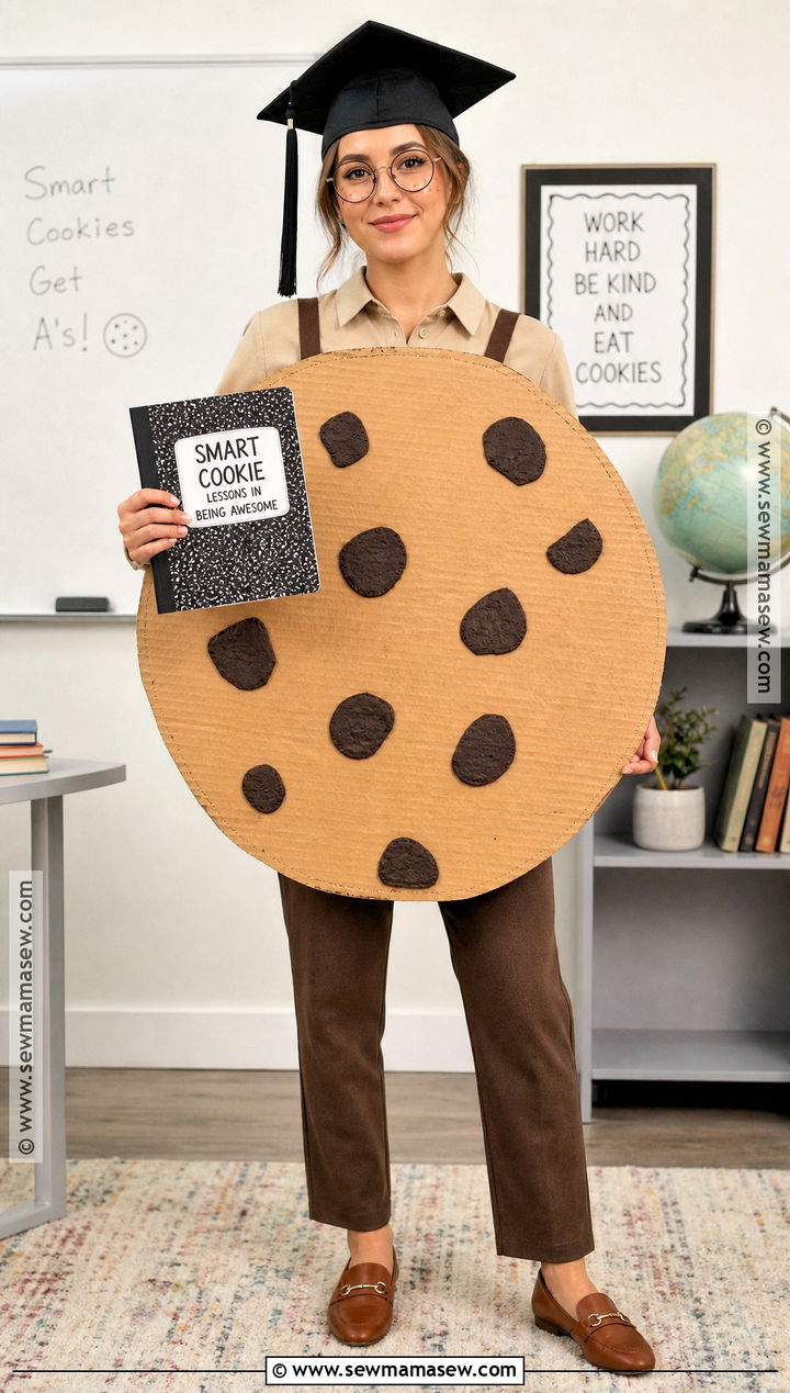 Smart Cookie Costume With Graduation Cap - 30 Low Budget Halloween Costumes