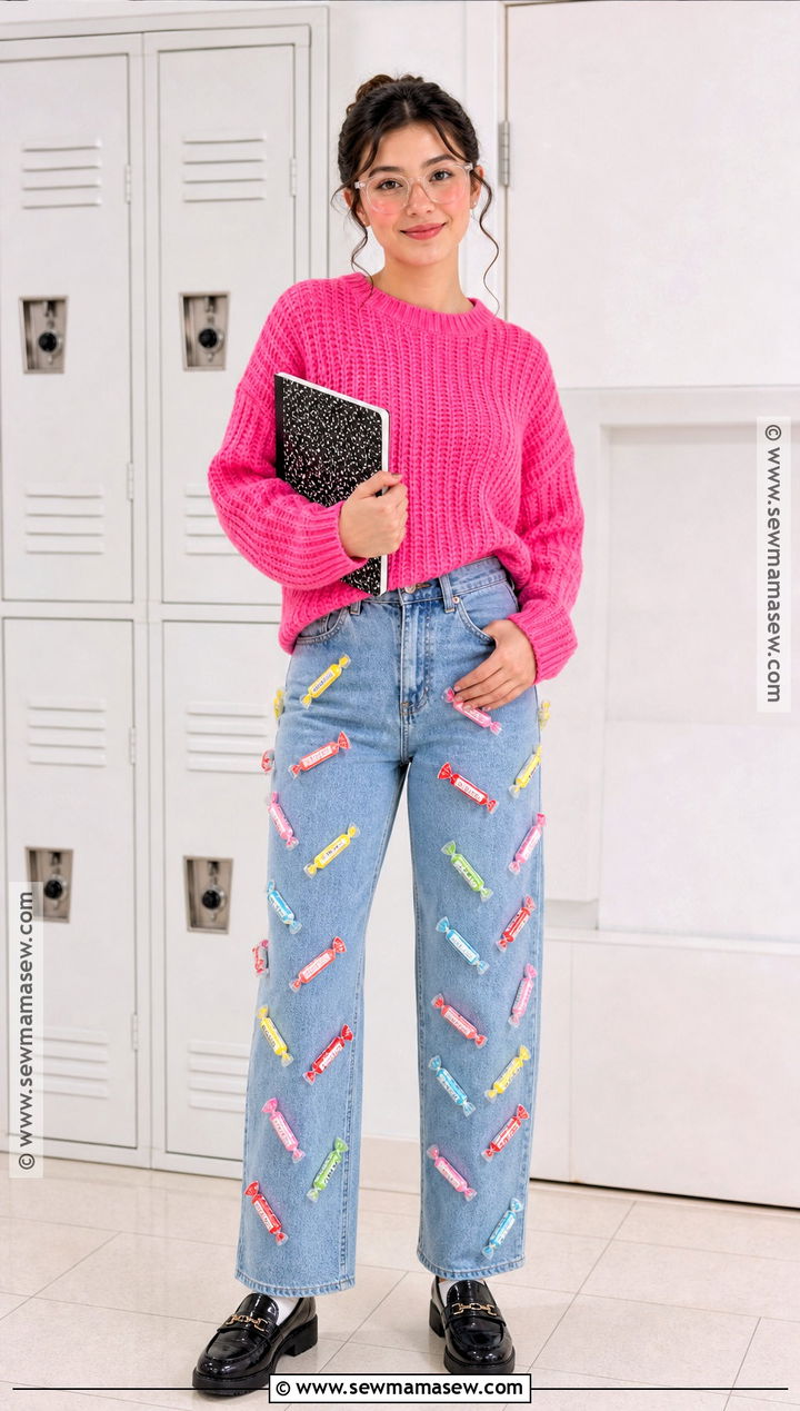 Smarty Pants Costume With Candy - 40 halloween costumes last minute